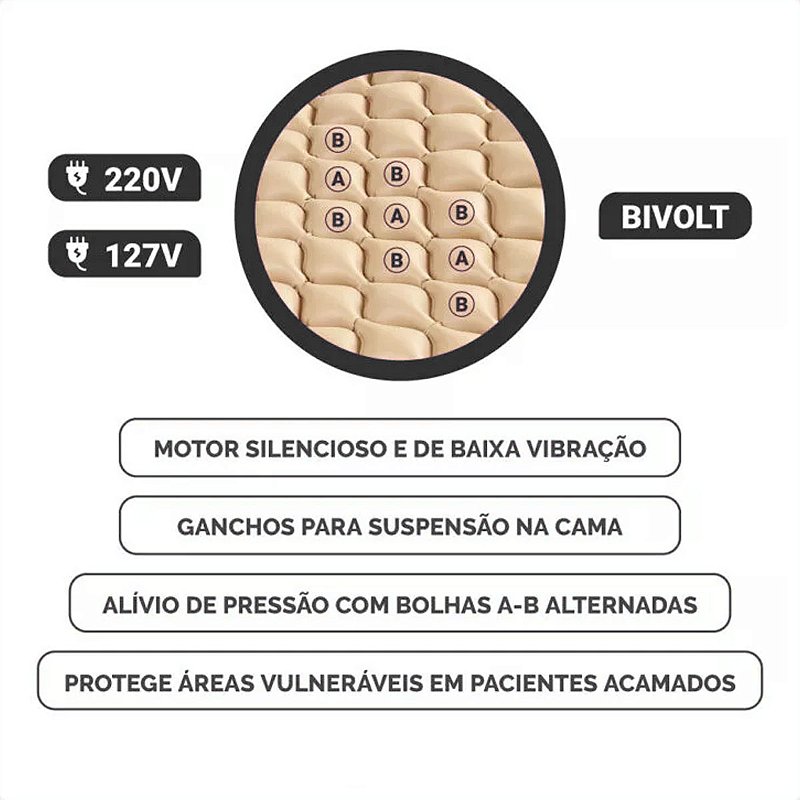 Kit Colchão Pneumático Monovolt - Hidrolight