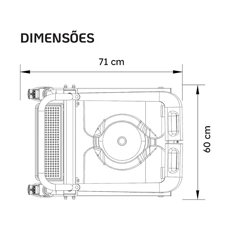 Cadeira de Transferência Multifuncional - Longevitech