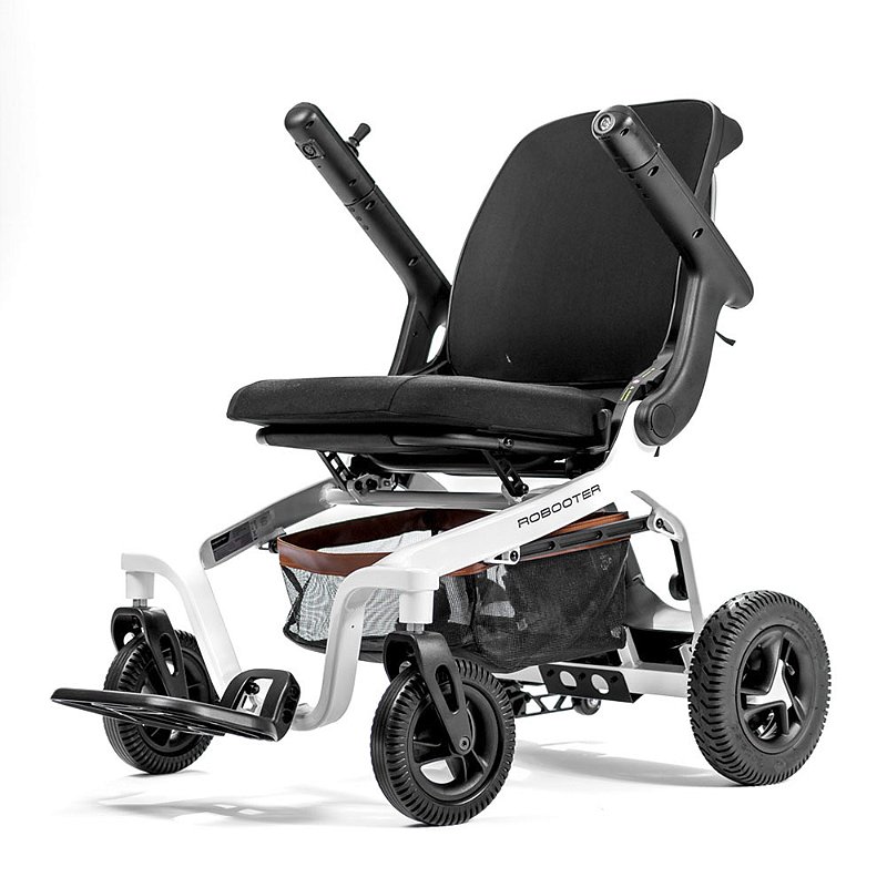 Cadeira de Rodas Motorizada Robooter E40 Branca - Power Lite