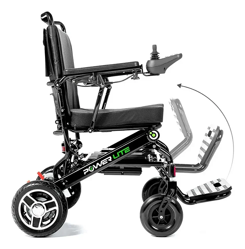 Cadeira De Rodas Motorizada Até 120 Kg Modelo D15A Compact In - Power Lite