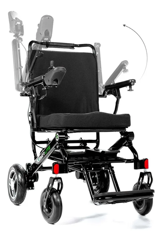 Cadeira De Rodas Motorizada Até 120 Kg Modelo D15A Compact In - Power Lite