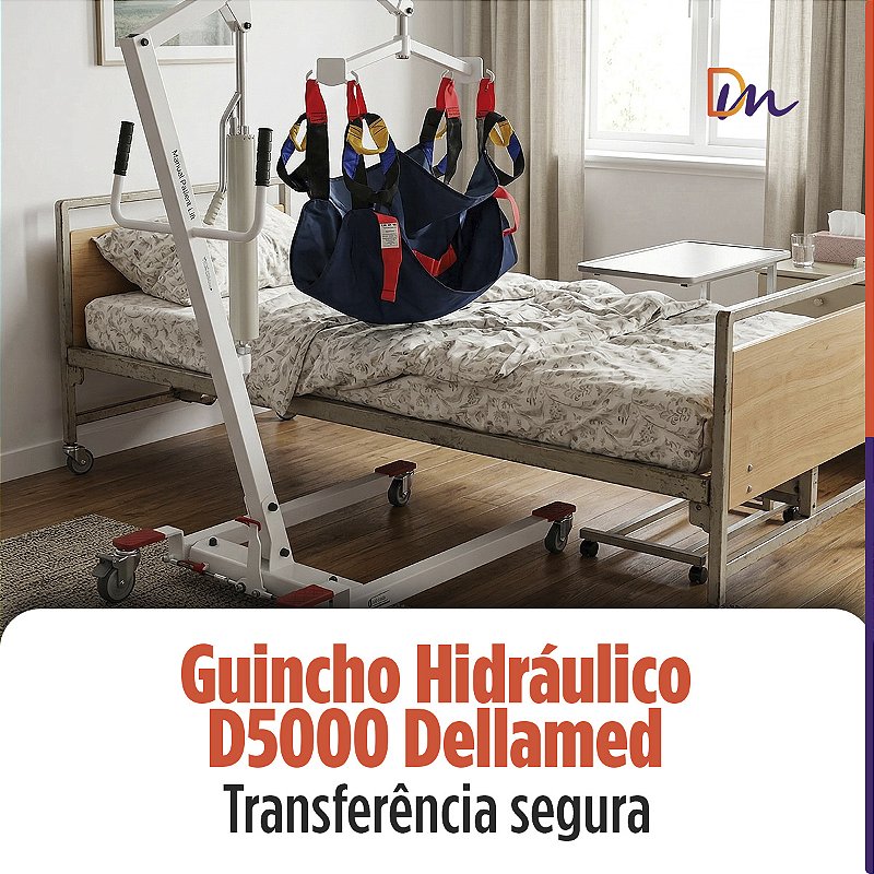 Guincho para elevação Manual Até 180 Kg D5000 - Dellamed