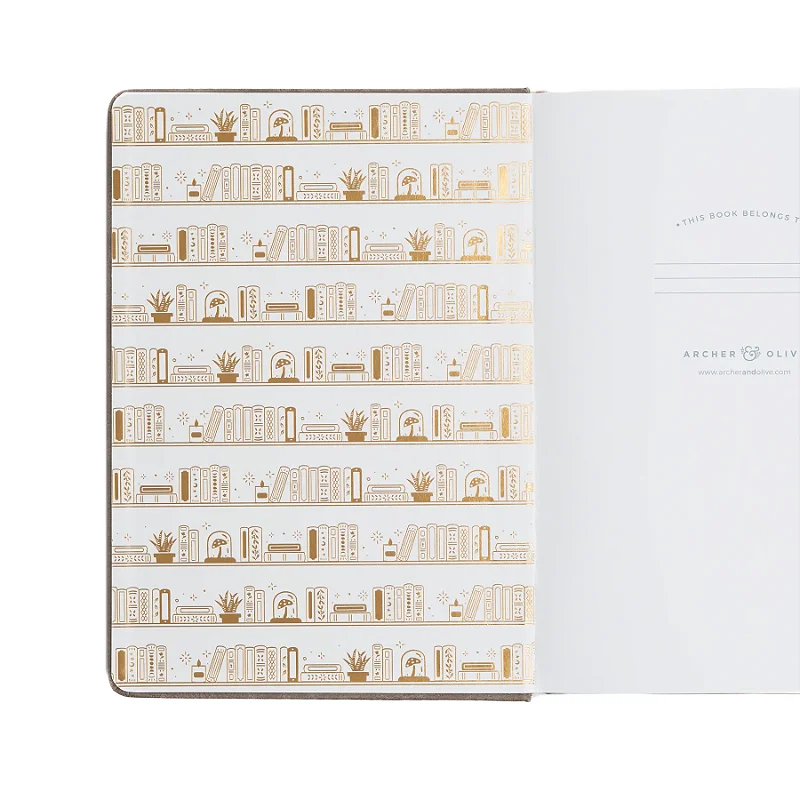 Journal A6: Bookshelf - Archer & Olive