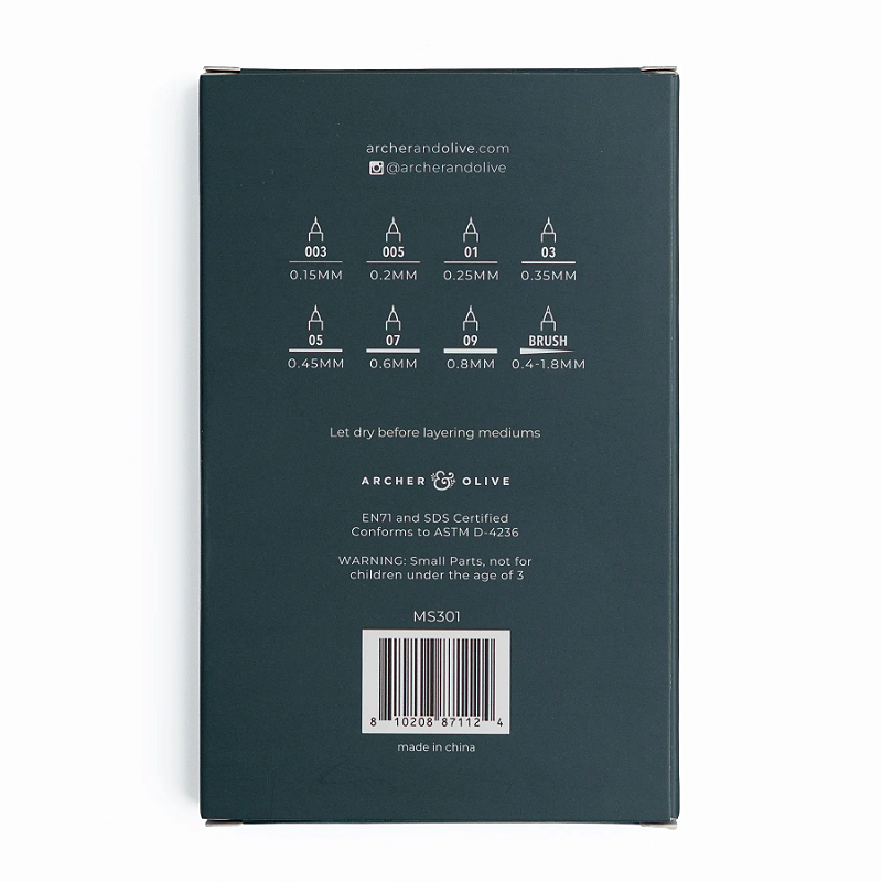Monograph Studio (8 canetas) - Archer & Olive