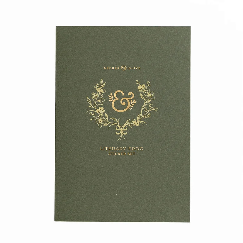 Stickers: Literary Frog - Archer & Olive