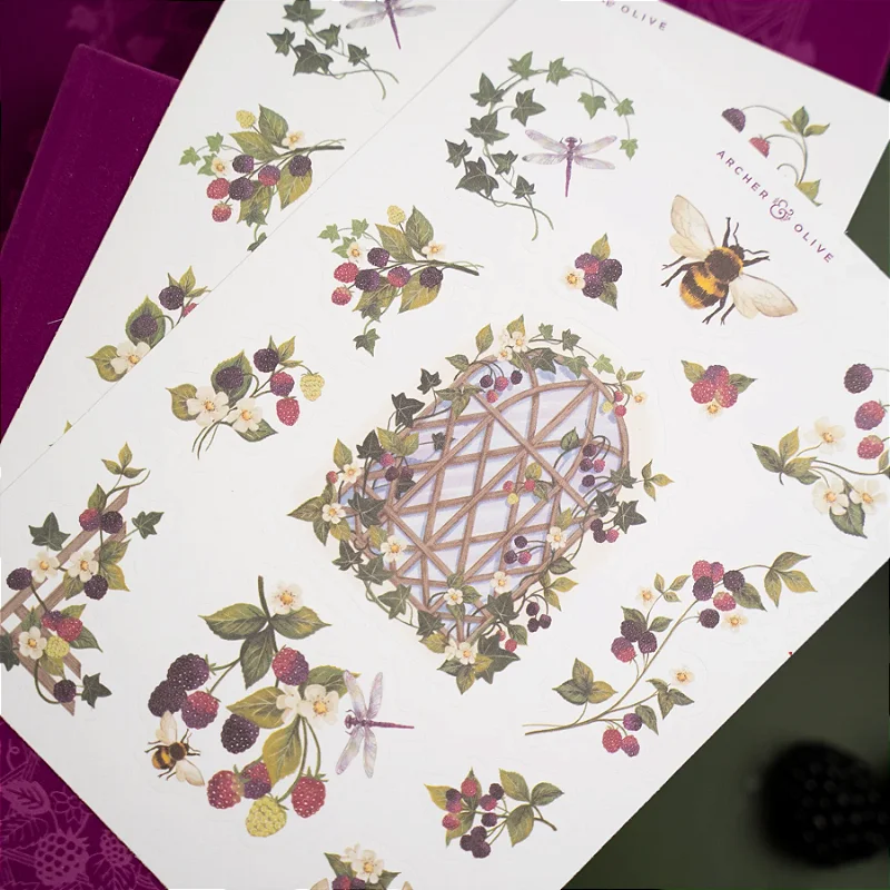 Stickers: Berries & Vines - Archer & Olive