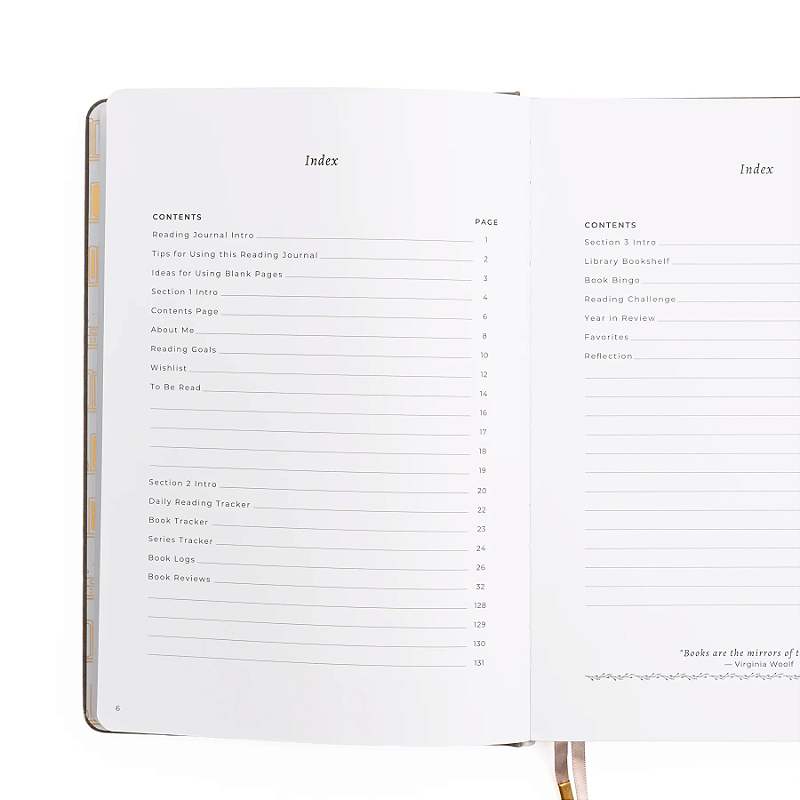Reading Journal B5: Library in Lilac - Archer & Olive