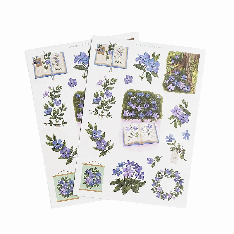 Stickers: Wild Periwinkle - Archer & Olive