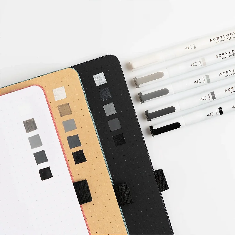 Acrylograph: Tons de Cinza [5] - Archer & Olive
