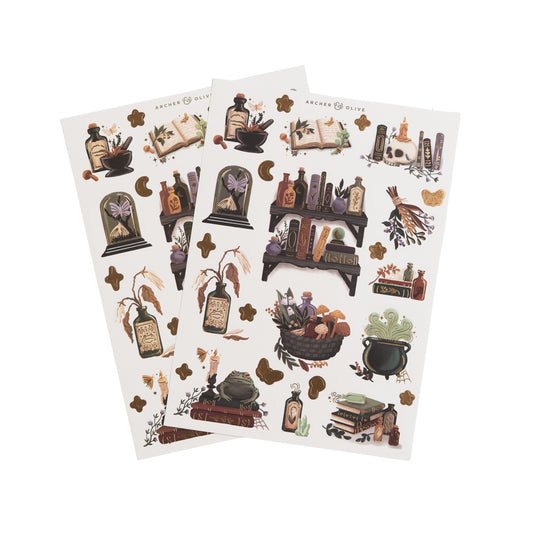 Stickers: Apothecary Shelf - Archer & Olive