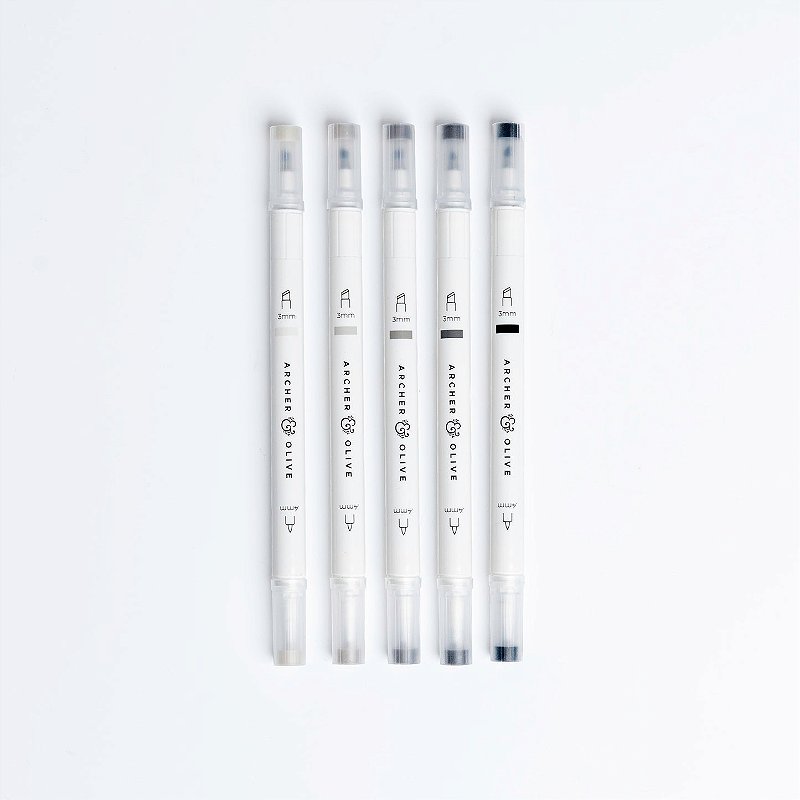 Duographs: Grayscale - Archer & Olive