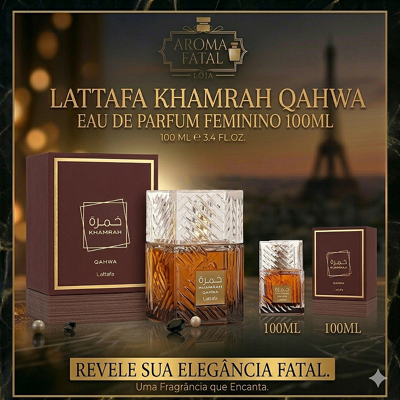 Lattafa Khamrah Qahwa Feminino 100ml