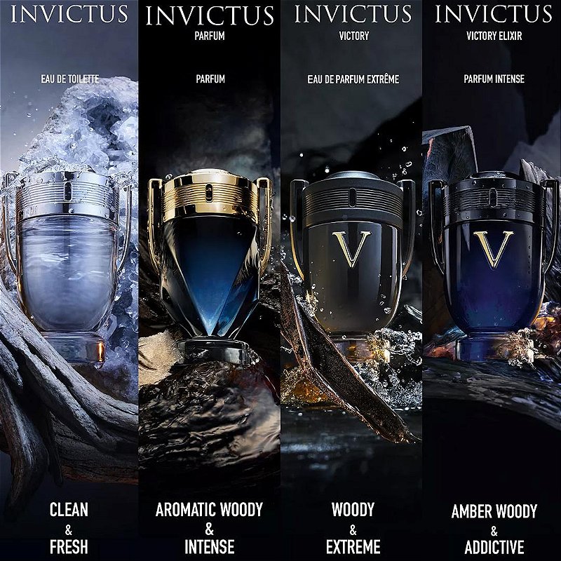 Kit Invictus Eau de Toilette 100ml + Travel Spray 20ml
