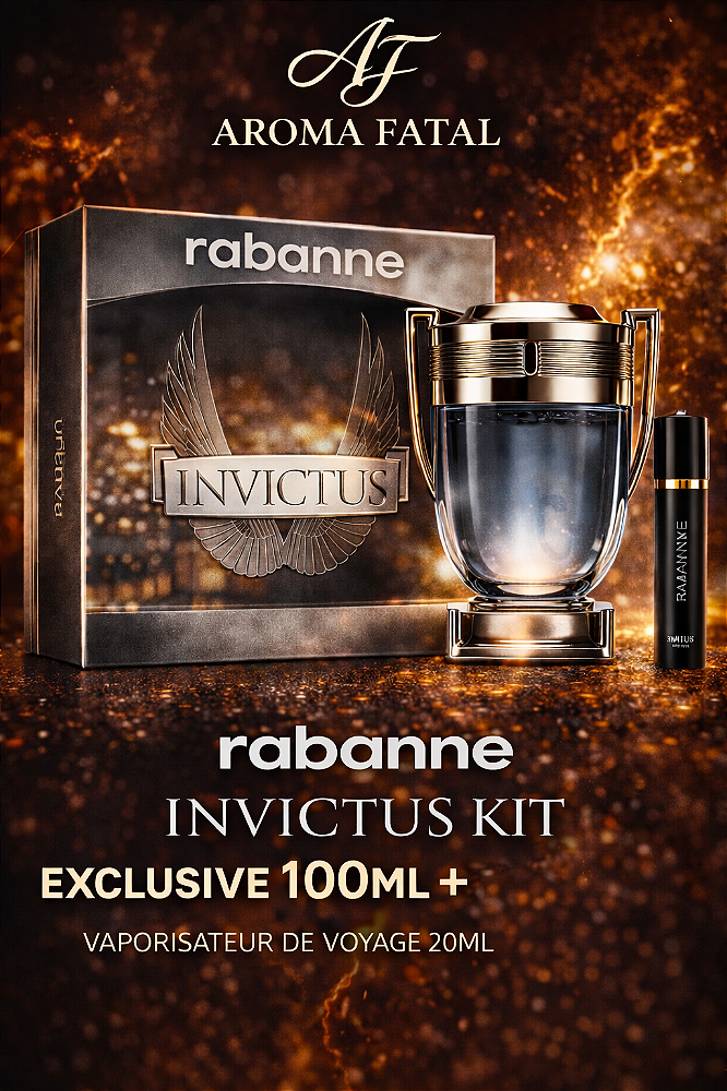 Kit Invictus Eau de Toilette 100ml + Travel Spray 20ml