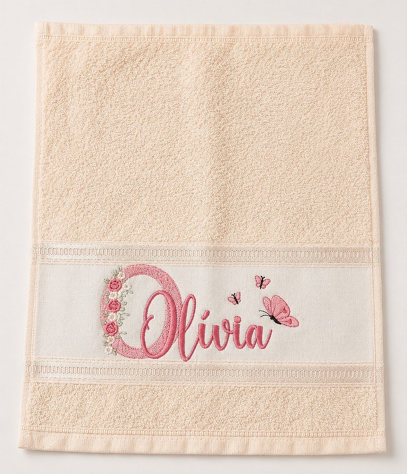 Toalha Personalizada Bordada