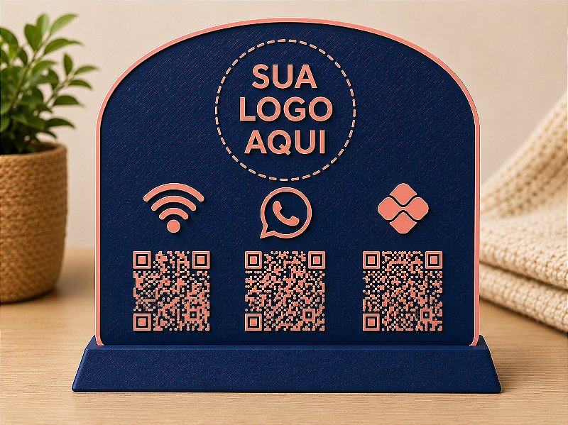 Placa PIX / QR Code Personalizada