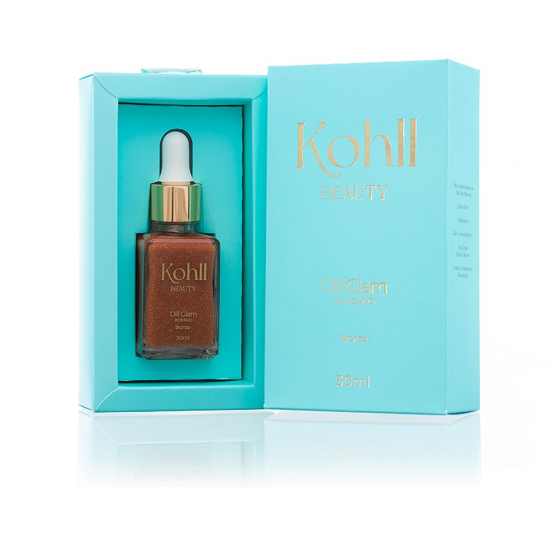 Oil Glam Natane Rosa Pele Blindada Kohll Beauty Cor Bronze