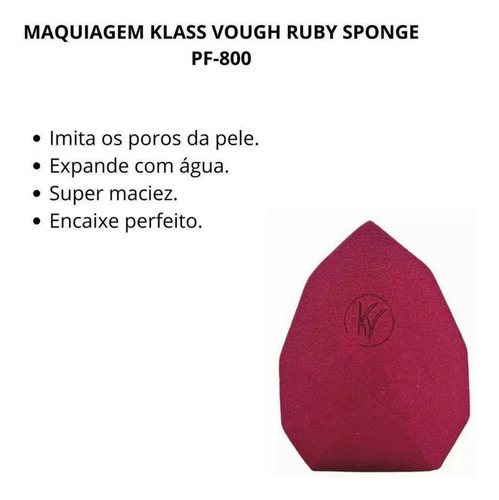 Esponja Para Base Ruby - Klass Vough