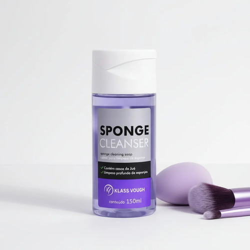 Klass Vough Sponge Cleanser Limpador De Esponja 150ml Bc-008