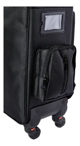 Mochila Com Rodinhas Kc-20 Pro Cor Preta Klass Vough