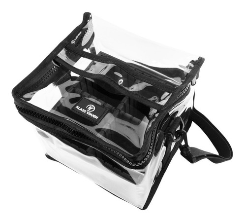 Necessaire Bolsa Organizadora Cubo Transparente Klass Vough