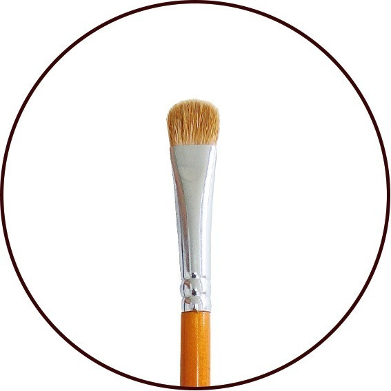 Pincel Brown Line 16 Língua De Gato Para Sombra Klass Vough
