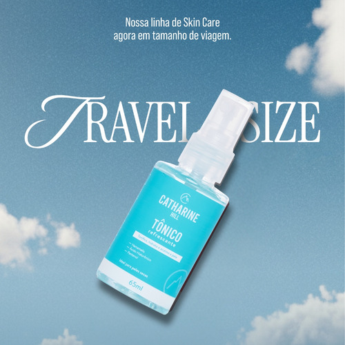 Tônico Refrescante Facial Catharine Hill Travel Size 65ml