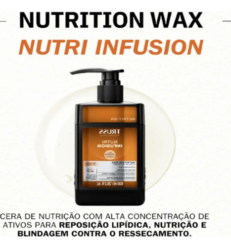 Truss Nutri Infusion Nutrition Wax Cera De Nutrição - 600ml