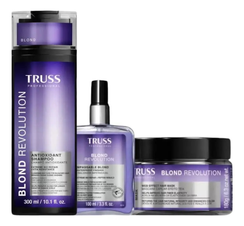 Truss Blond Revolution Kit Completo 3 Produtos