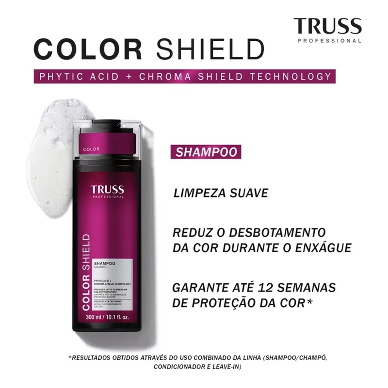 Kit Shampoo e Condicionador Color Shield Truss 3000ml