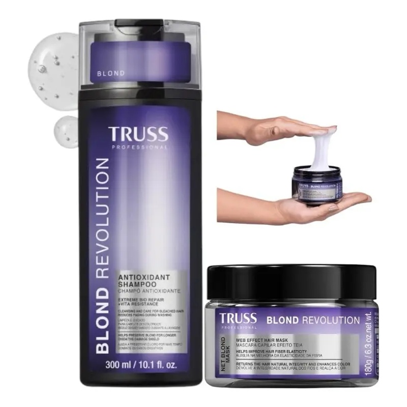 Kit shampoo e mascara Blond Revolution Truss