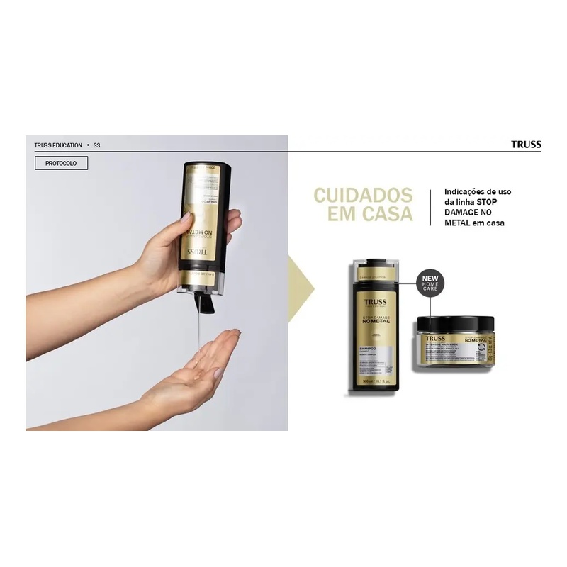 Kit shampoo e mascara No Metal Truss