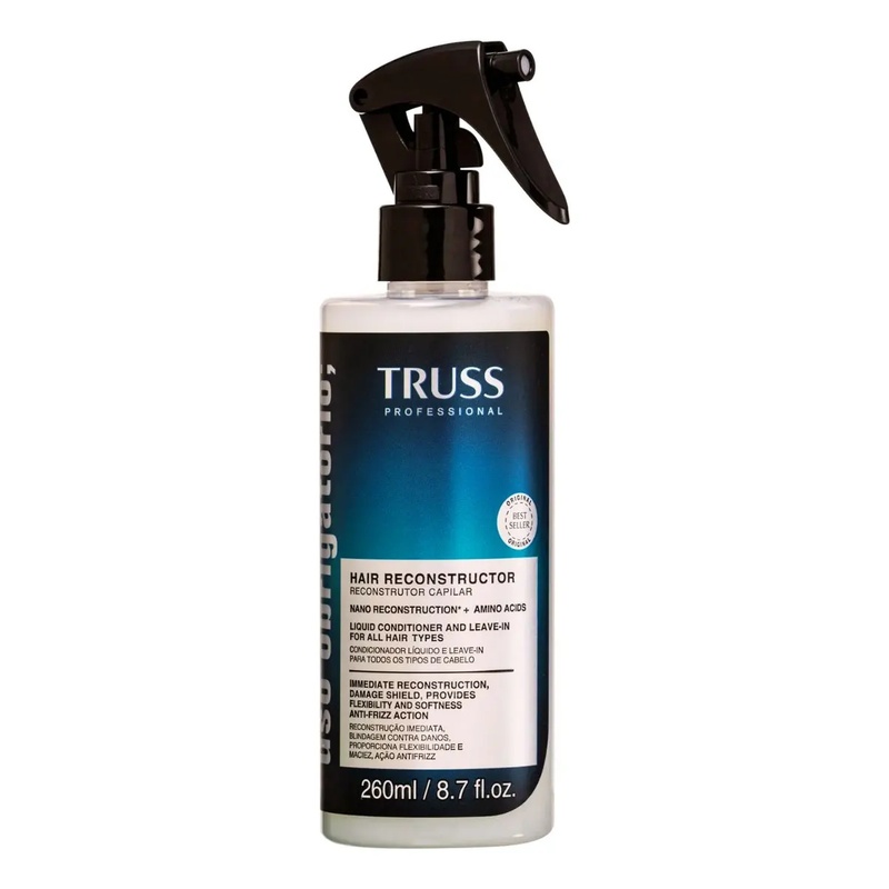 Kit Shampoo+condicionador+spray uso obrigatorio Truss
