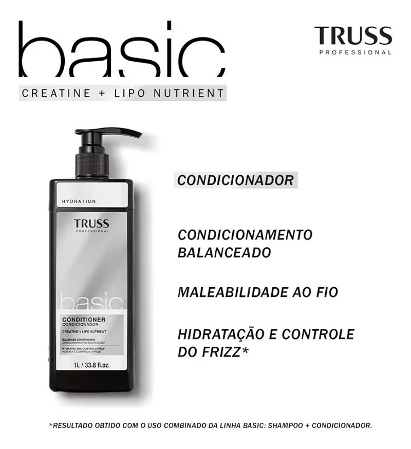 Refil Shampoo Truss Basic 1 LITRO