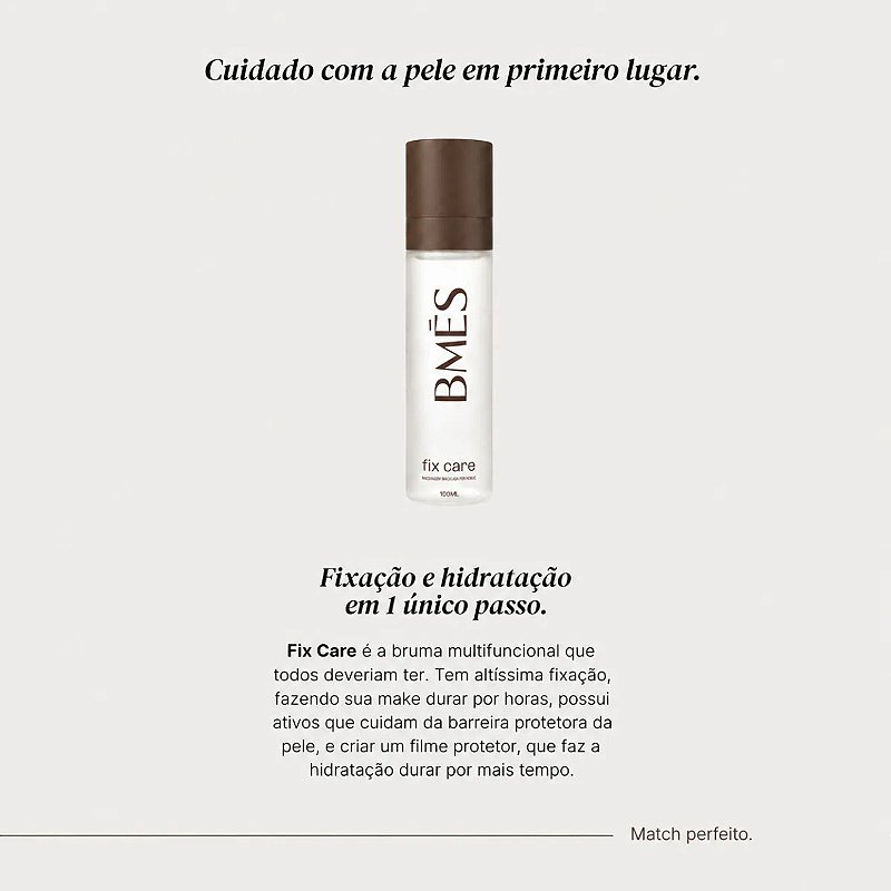 Fix Care Bruma Fixadora De Maquiagem Bmes Bm Beauty 100ml