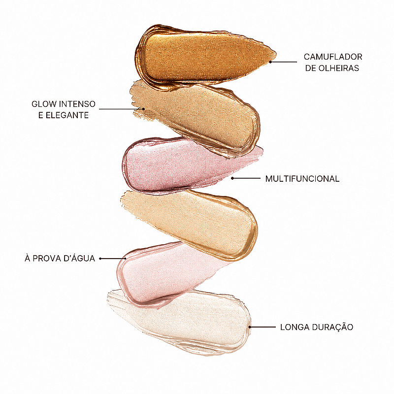 Iluminador Marmalade Glow Natural 9g  Bmes Bm Beauty - Caramel