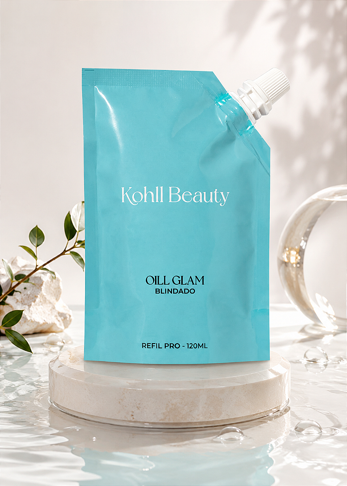 Kohll Beauty - Refil Pro Oill Glam Blindado Rose - 120ml