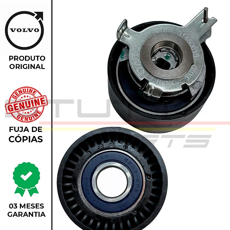 Kit Correia Dentada Original Volvo Xc60 Xc90 S60 T8 Hibrido