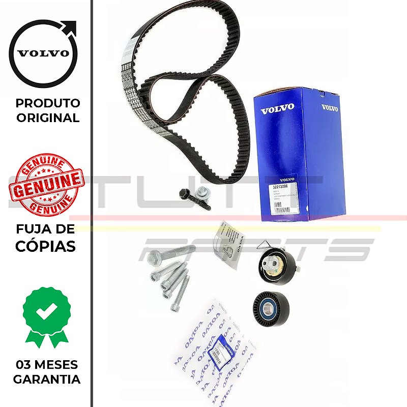 Kit Correia Dentada Original Volvo Xc60 Xc90 S60 T8 Hibrido