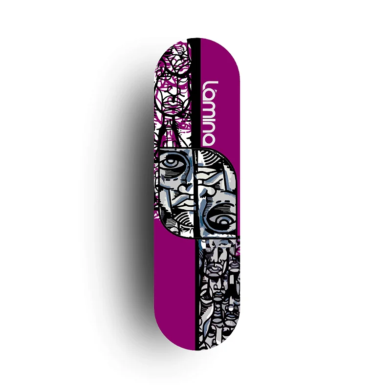 Shape Semblante Roxo Marfim Nacional Premium | Lâmina SkateBoards