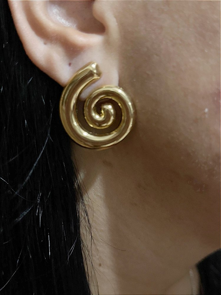 Brinco Espiral Aço