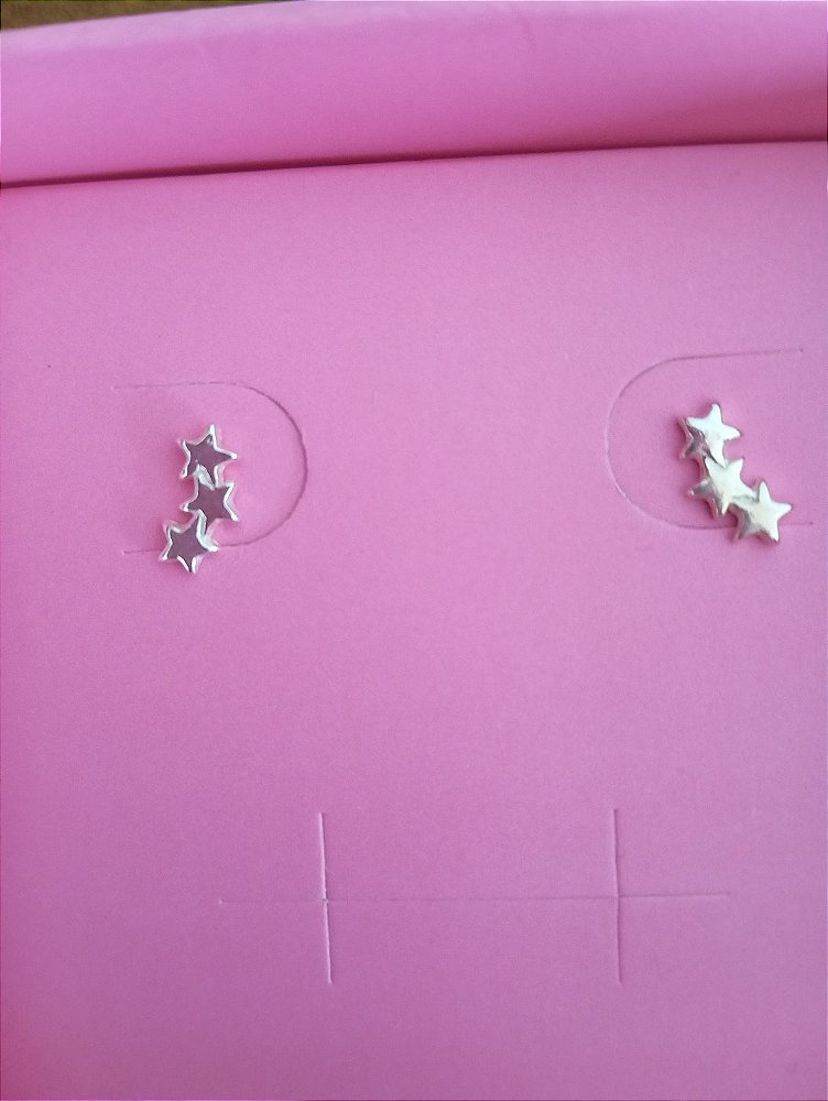 Brinco Ear Cuff Estrela Prata 925