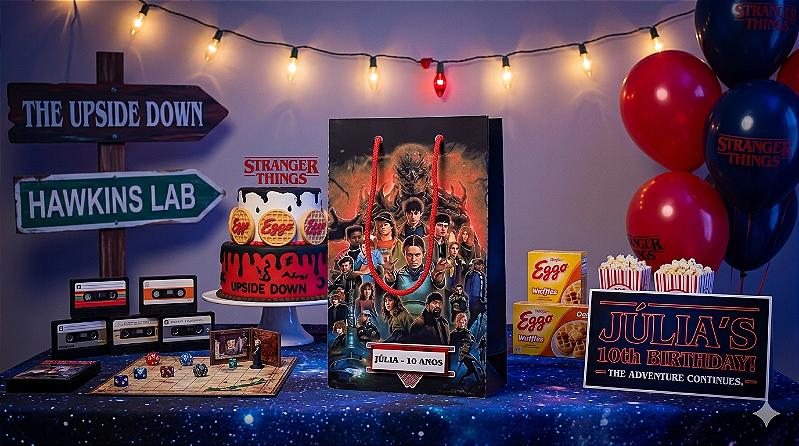 10 Sacolinhas Surpresa Stranger Things Festa