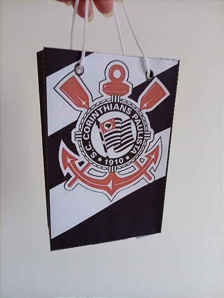 10 Sacolinhas Surpresa Personalizada Lembrancinha Corinthians