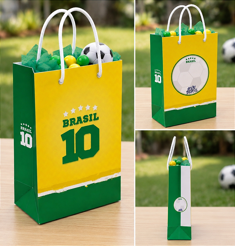10 Sacolinhas Surpresas Copa do Mundo Brasil