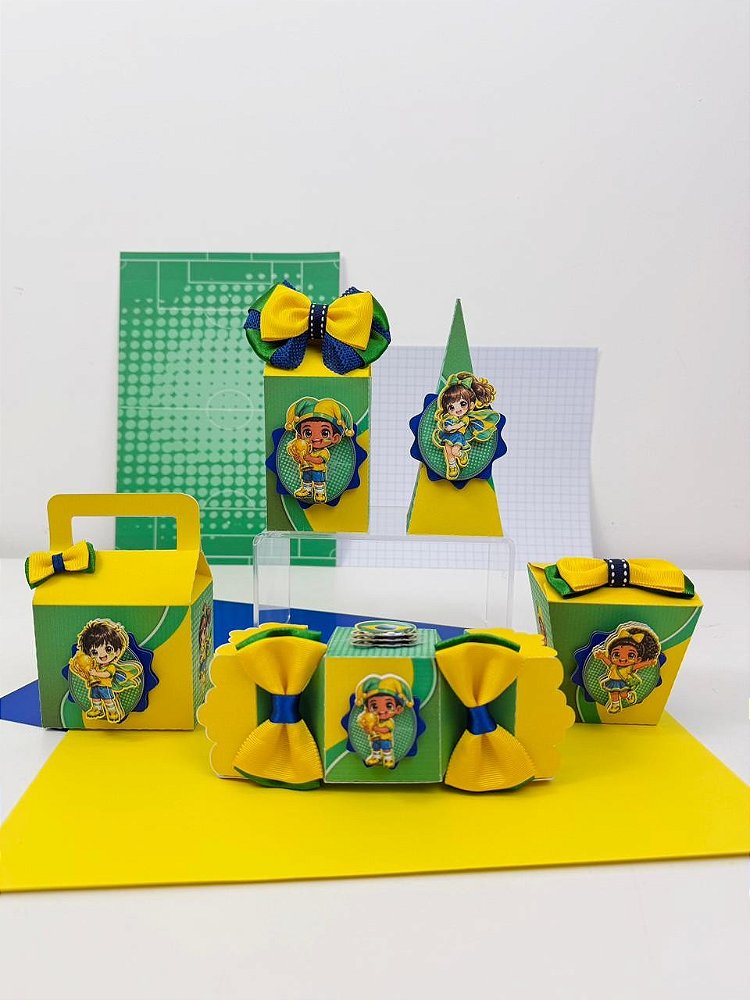 Kit Festas Copa do Mundo Brasil Lembrancinhas