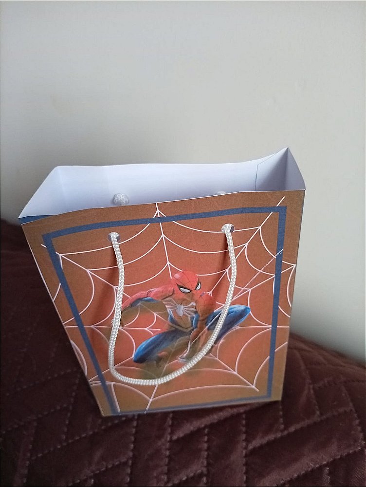 10 Sacolinhas Surpresa Homem Aranha Festa