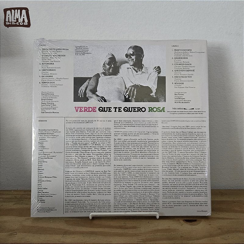 CARTOLA – VERDE QUE TE QUERO ROSA