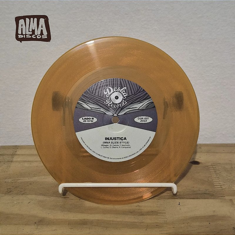 B NEGAO FEAT MAXADO - INJUSTICA (7`LP LARANJA)