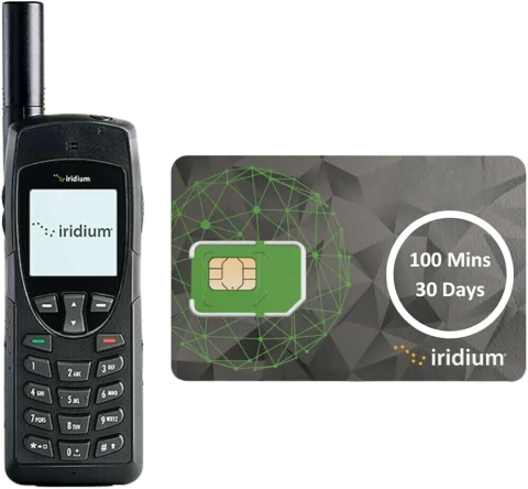 Cartão de 100 minutos IRIDIUM - 6.000 unidades - 30 DIAS